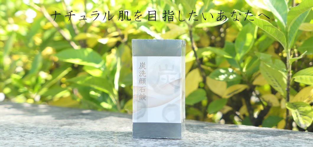 炭洗顔石鹸