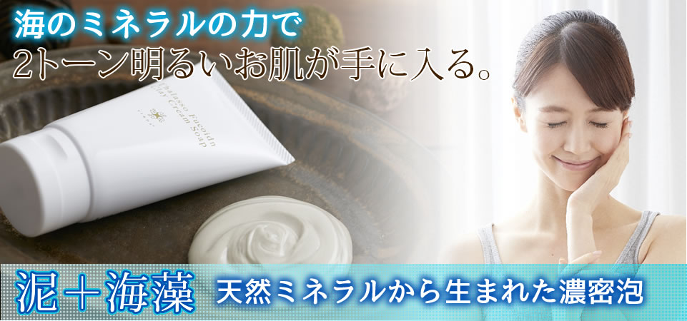 Thalasso Fucoidan Clay Cream Soap タラソ・フコイダン クレイクリームソープ 120g